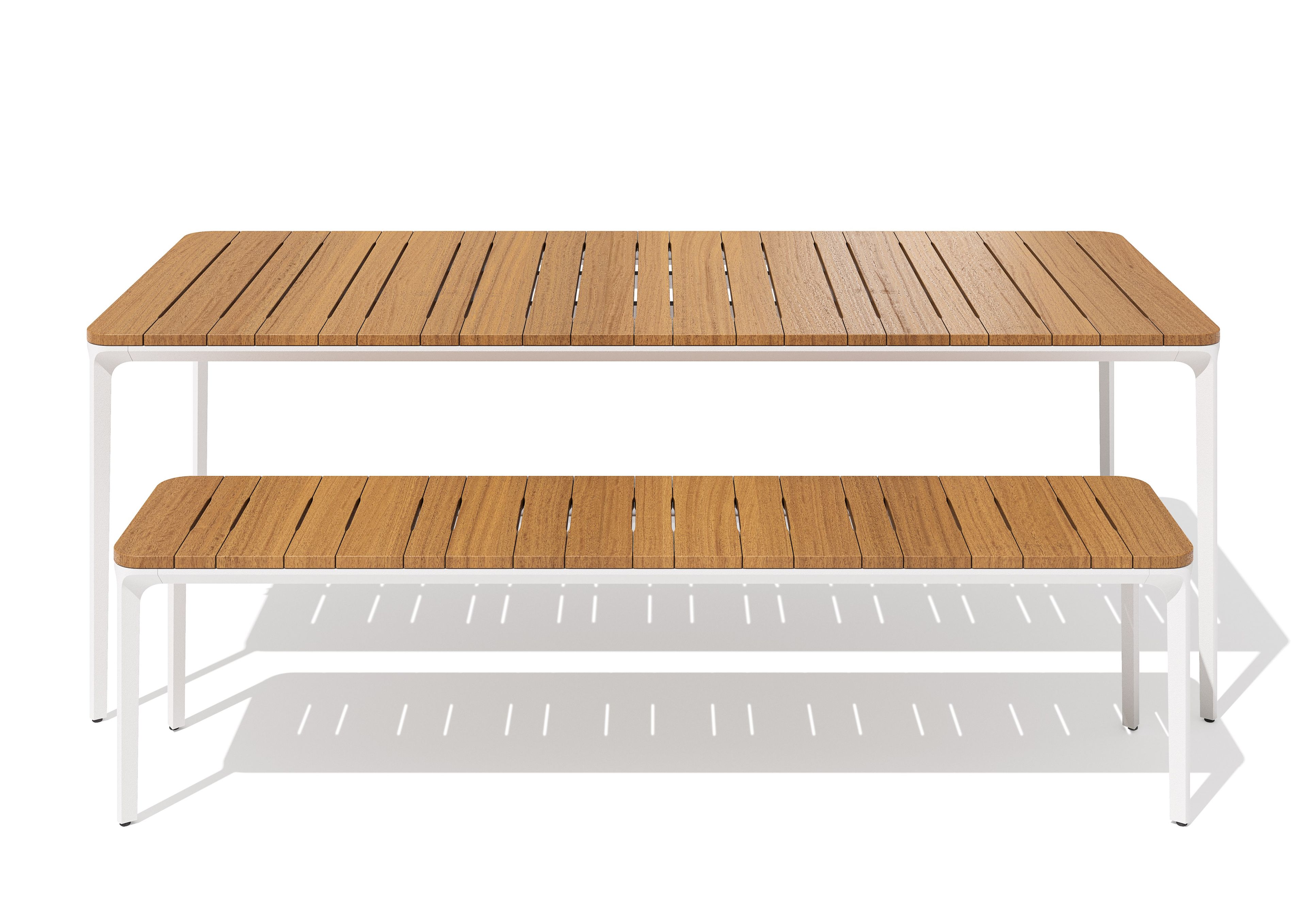 Садовая скамейка в ироко Sovet Italia тонкий ARCH-00043640 - Вид №1