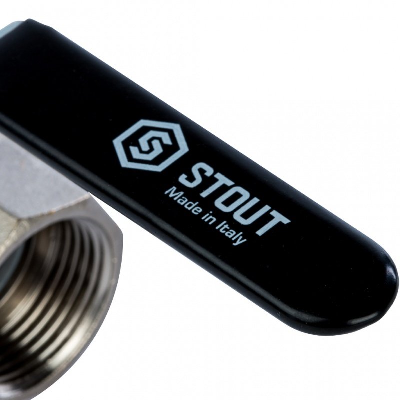 Кран шаровый STOUT ВН 1" полнопроходной, рычаг SVB0003000025 - Вид №2