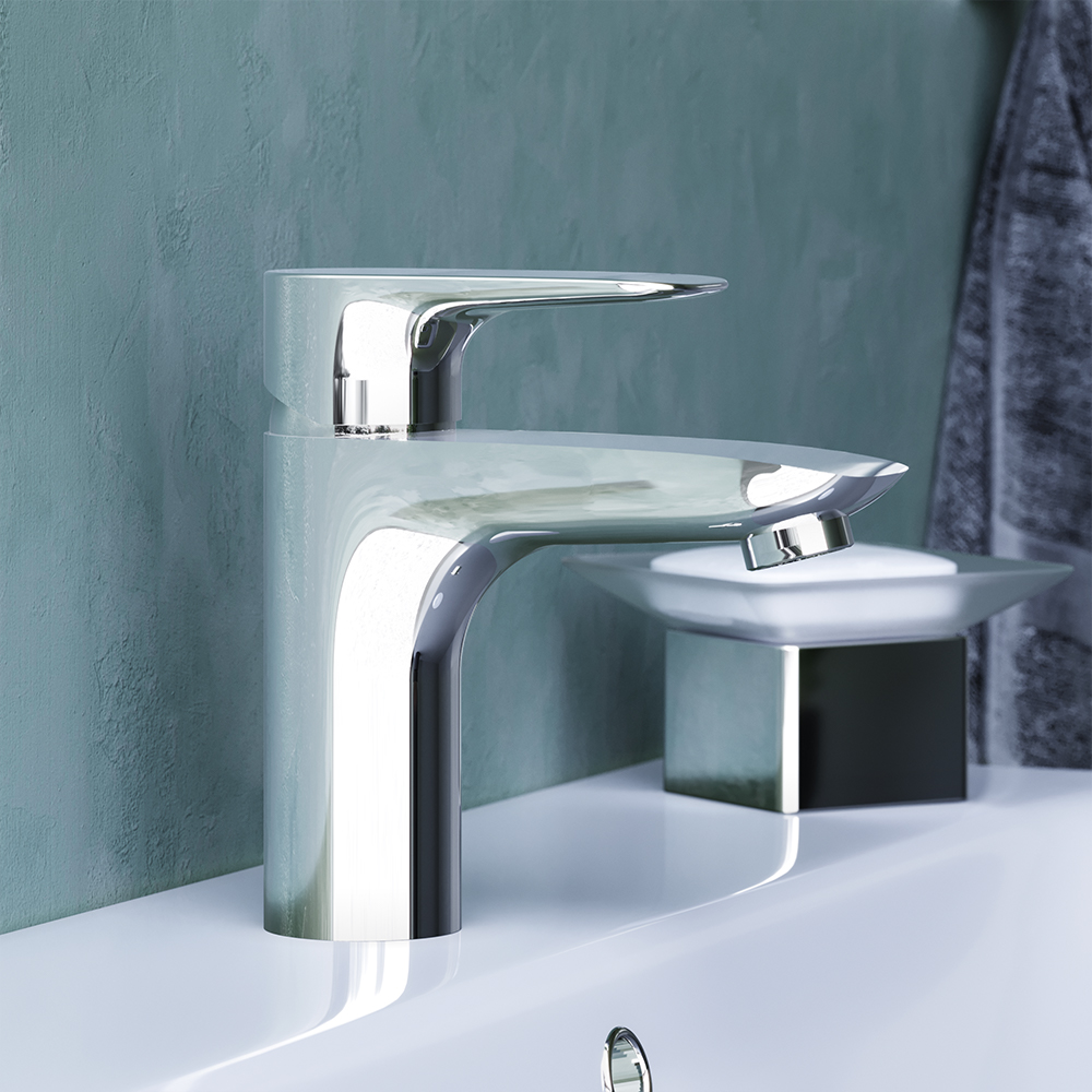 780210000 2 смеситель для умывальника без дк Damixa Origin Evo  - Вид №1