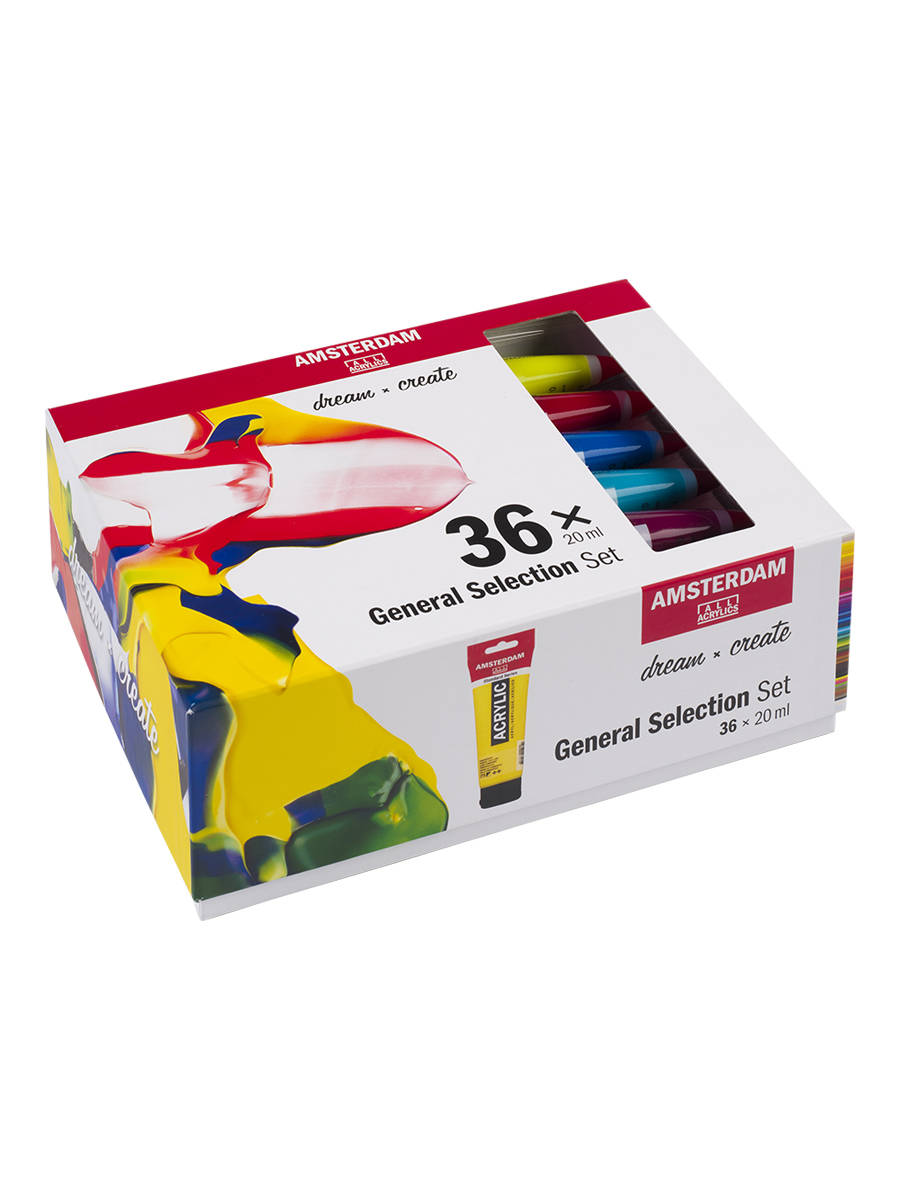 17820437 Краска акриловая Набор акриловых красок Amsterdam Standart 36цв*20мл 20 мл Royal Talens 