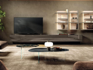 Оборудованная стена установленная стеклянная стена с интегрированным освещением