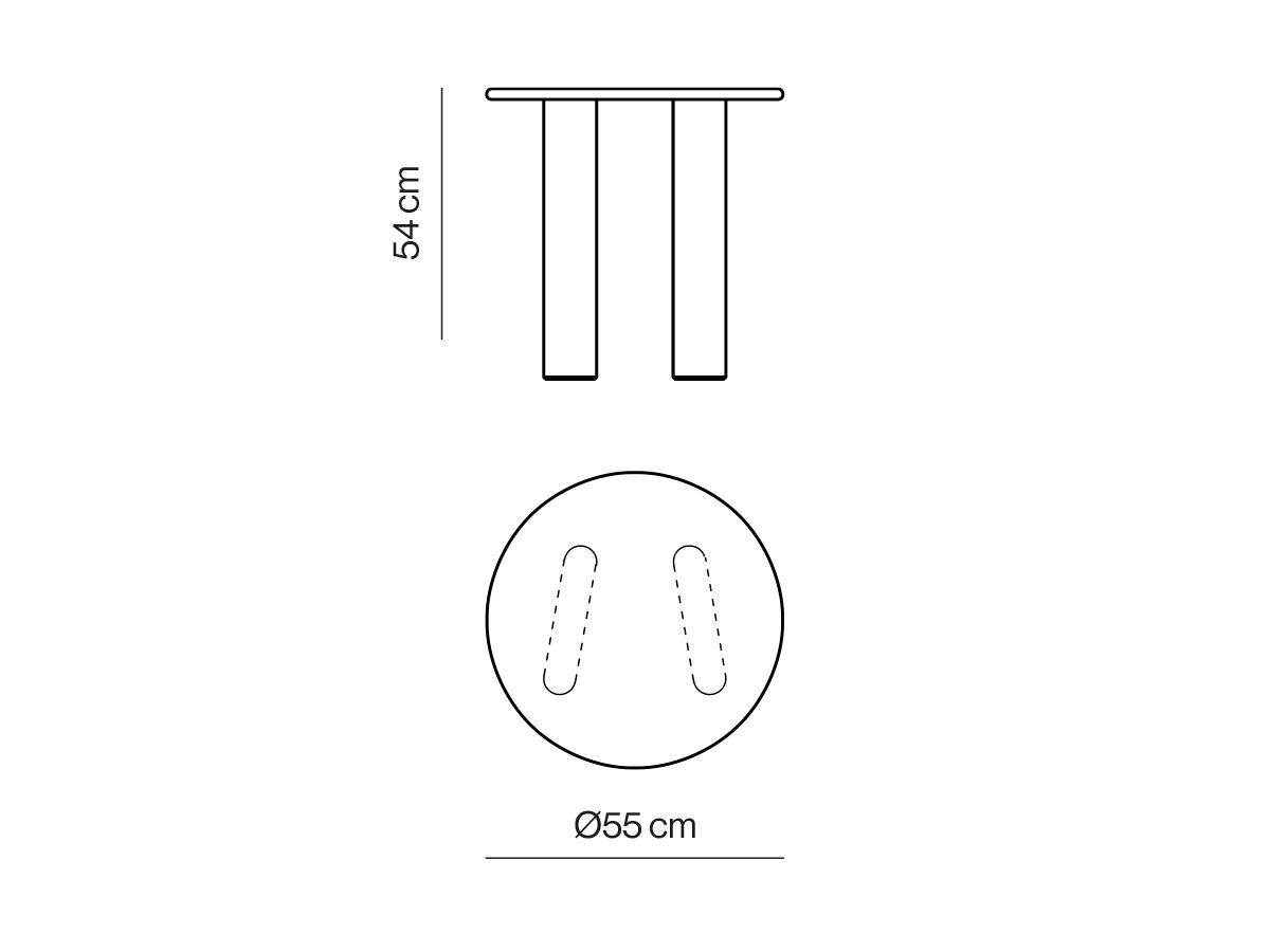 Круглый журнальный столик Kendo Mobiliario Тревизо ARCH-00050706 - Вид №7