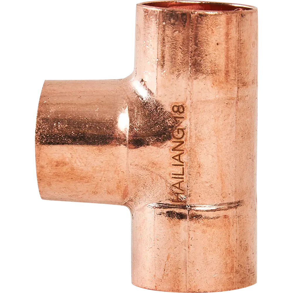 Тройник Hailiang ø18 мм медь 88673387 STLM-2076497  - Вид №1
