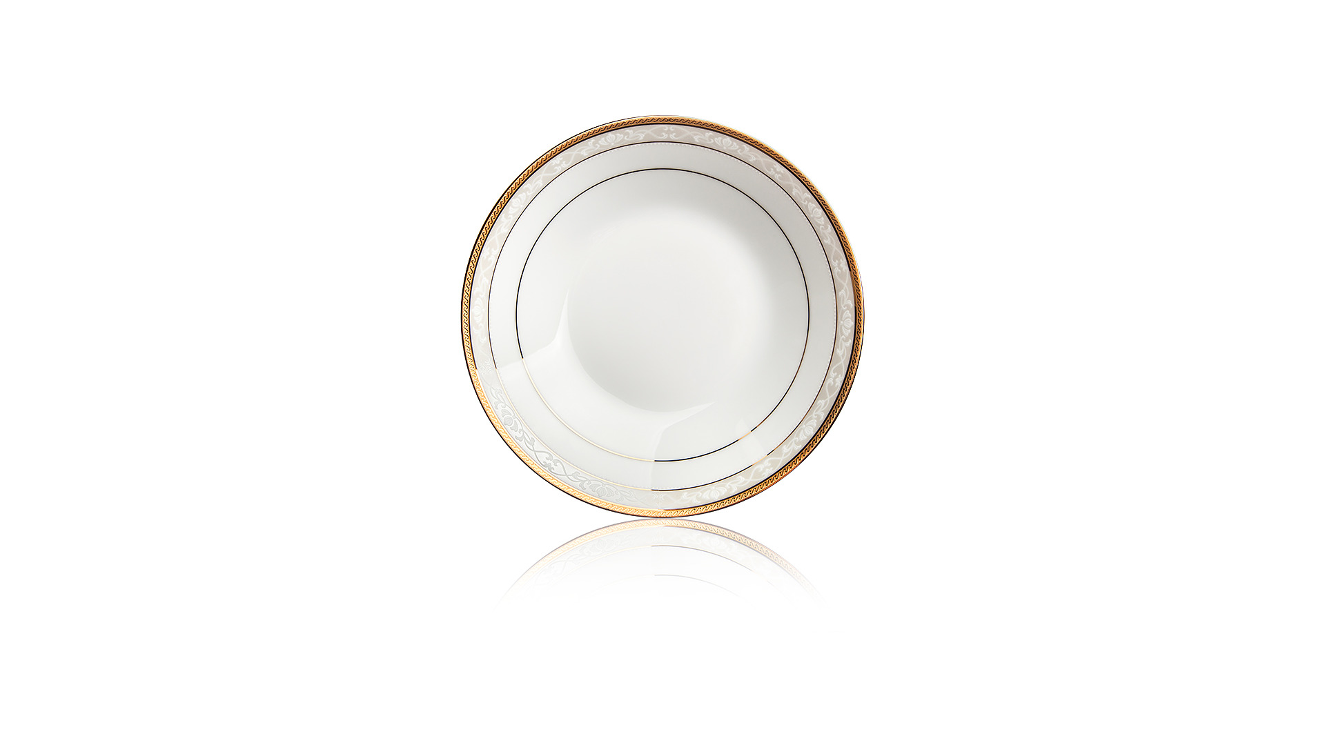 10655232 Noritake Сервиз столовый Noritake "Хэмпшир, золотой кант" на 6 персон 27 предметов Фарфор  - Вид №3