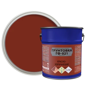 Грунтовка для сухих помещений Empils ГФ-021 Л красно-коричневая 5.5 кг