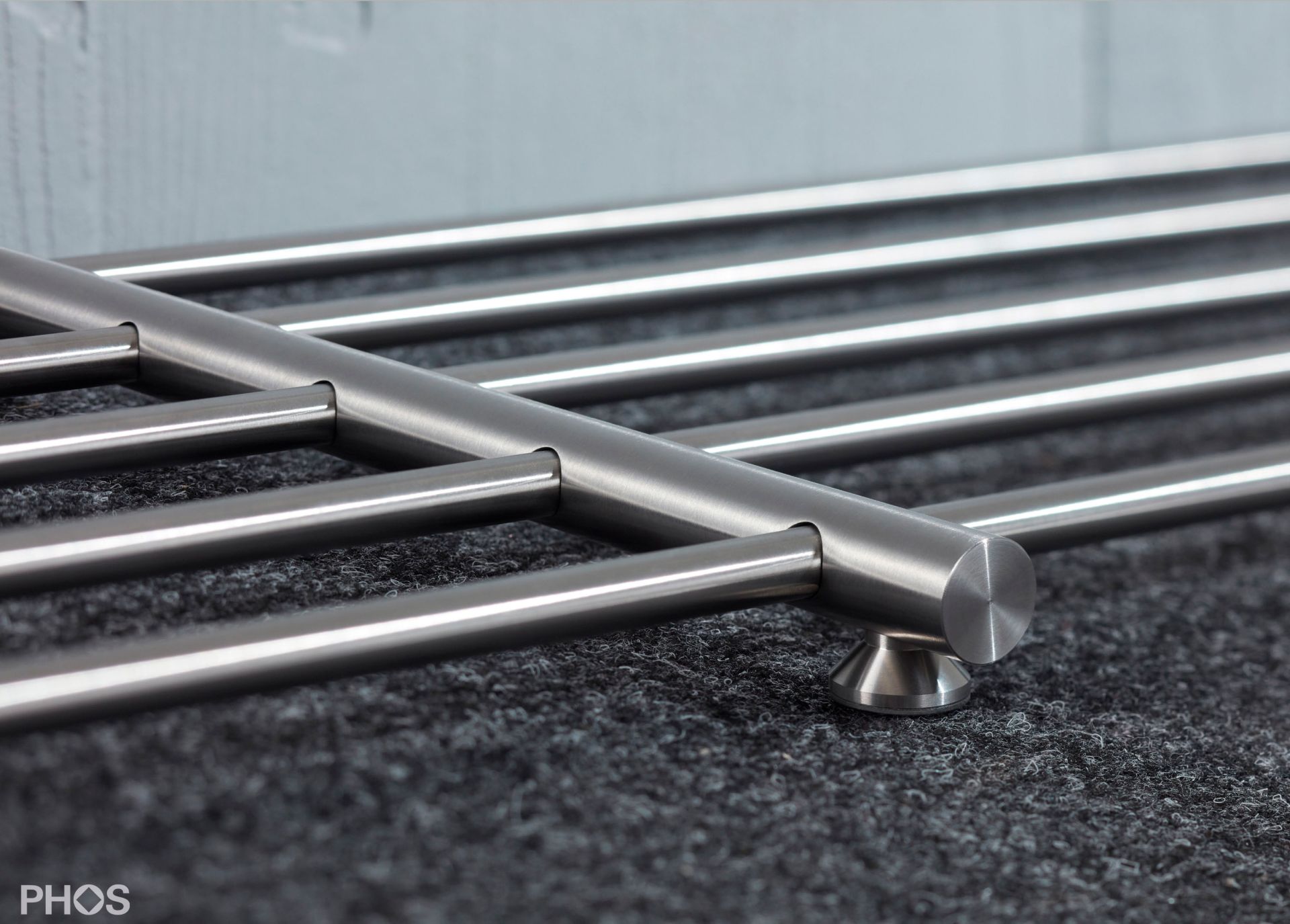 SR1400-1 Полка для обуви широкая, 1 уровень, ширина 140 см. PHOS  - Вид №2