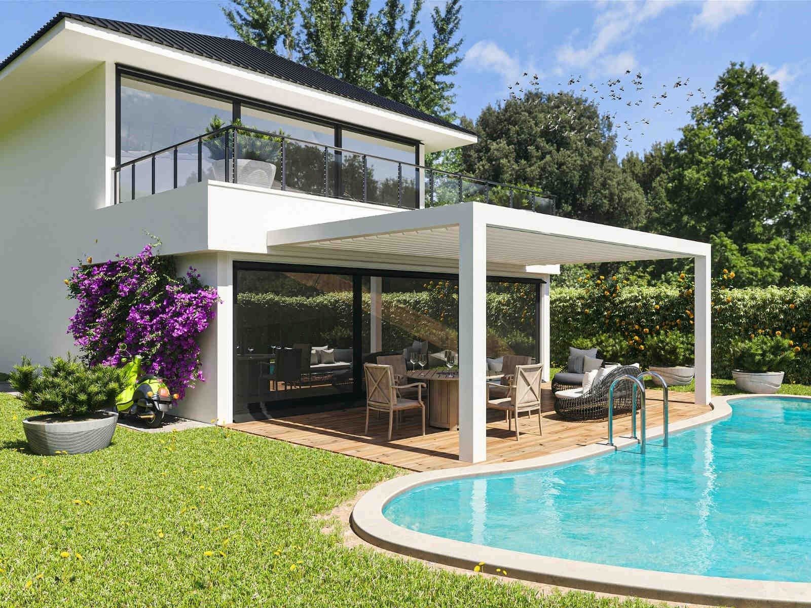 Пергола из алюминия с поворотными пластинами Belle Pergole Beauty ARCH-00146934