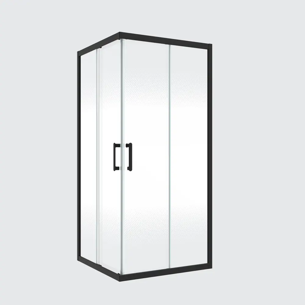 Комплект стекол для душевой ширмы Sensea Easy 80x80 см стекло с шелкографией, цвет профиля на выбор 88103663 STLM-2051898 - Вид №3