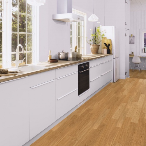 Инженерная доска Boen Maxi Nature Live Natural Ированная С Фаской 2v Дуб Натур с брашью (Текстурированная) 1000х100 мм EBL63KFD - Вид №2