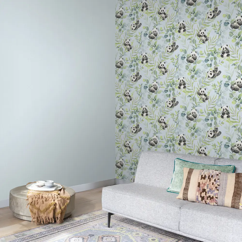 Обои флизелиновые Wall Up Dream Панда голубые 1.06 м 653526 DREAMLAND STLM-2087085 - Вид №4