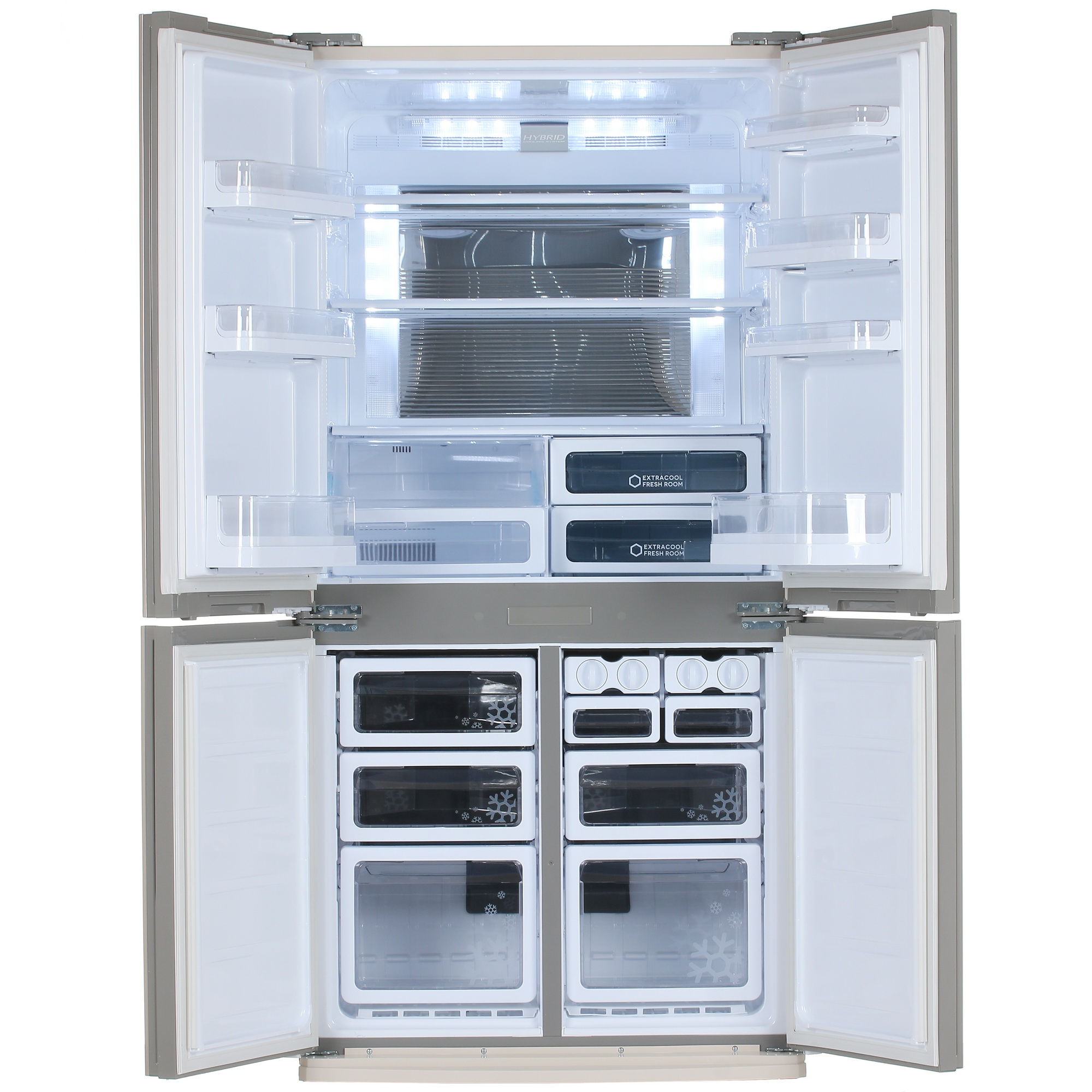 7975114 Холодильник многодверный   Sharp SJEX98FBE бежевый STDN-0027501 - Вид №1