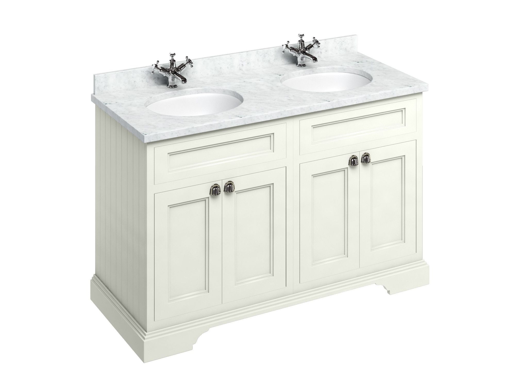 Двойной МДФ умывальник с дверцами Burlington MINERVA ARCH-00049685 - Вид №10