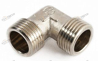 Колено НР 1/2"x1/2" никель TIEMME 1500264