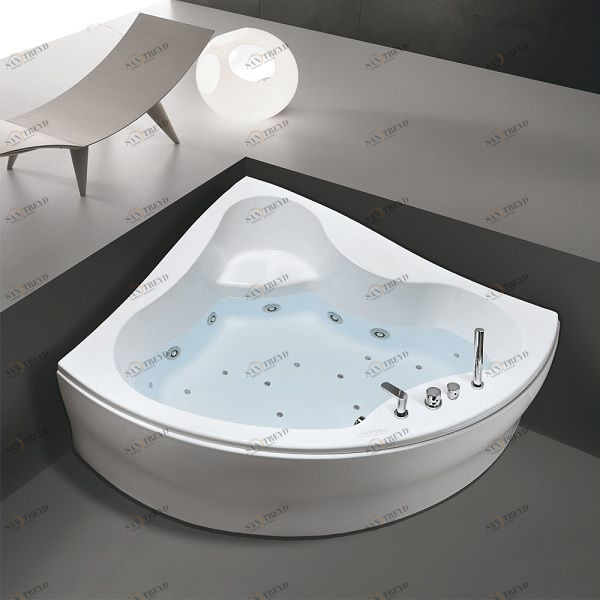 Ванна угловая Sinuhe 165 см с гидромассажем 2SHA1N3W Gruppo Geromin