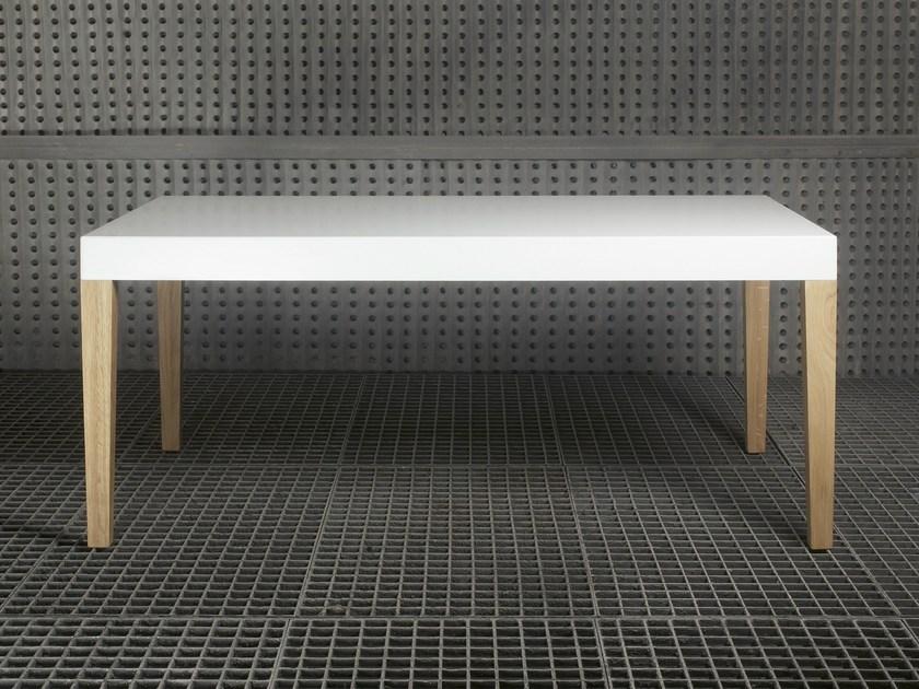 Branca Lisboa Стол из лакированного массива дерева sun-id-1494359 - Вид №1