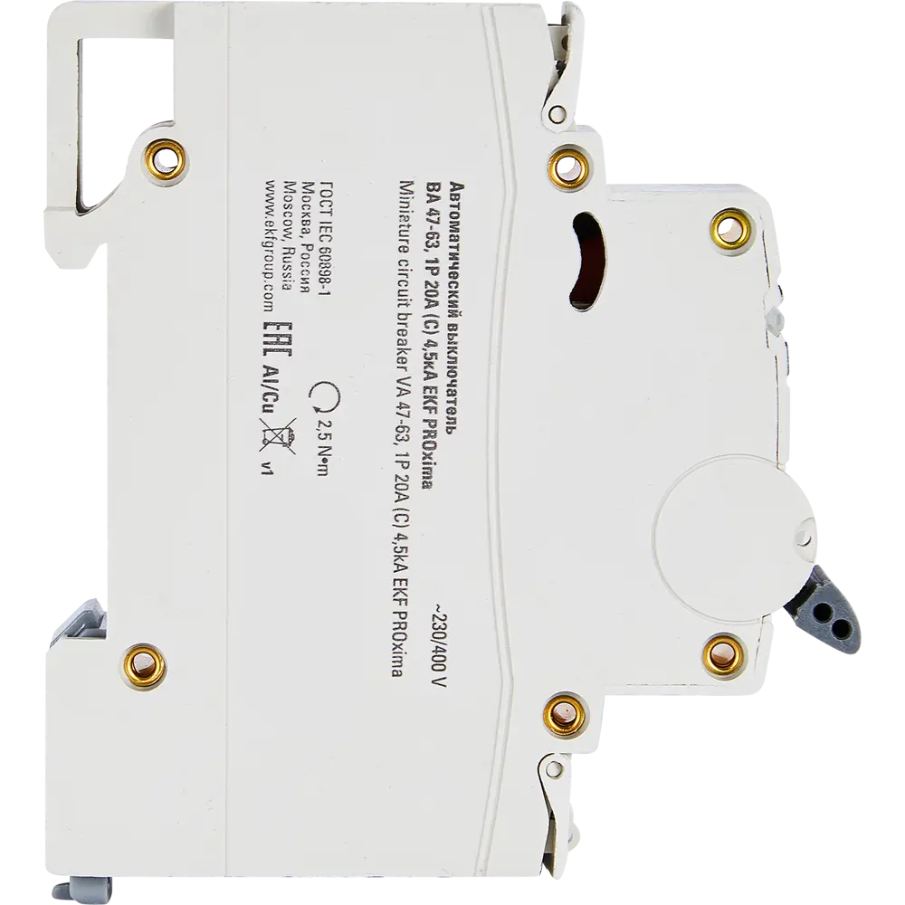 Автоматический выключатель EKF ВА47-63 для защиты электросетей 82421211 STLM-1460697 - Вид №3