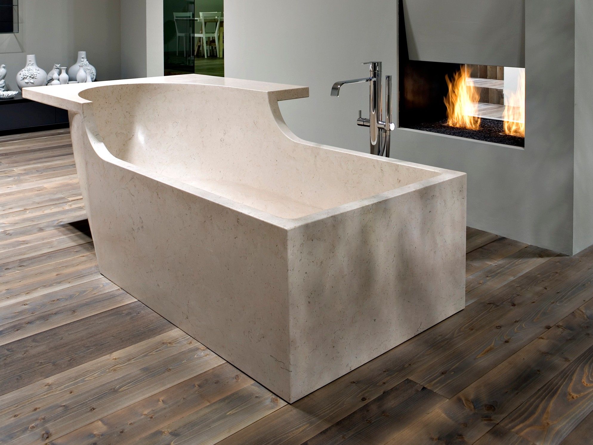Ванна в центре комнаты в Cristalplant® Antoniolupi TALAMO4 ARCH-00022372 - Вид №1