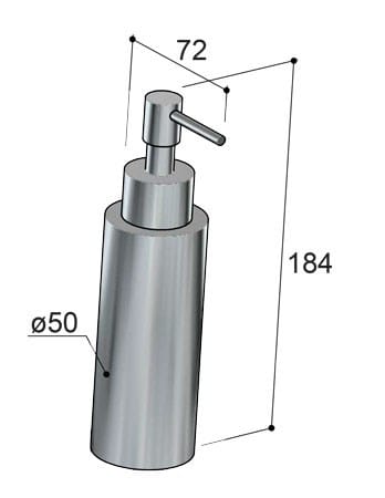 Латунный дозатор мыла Hotbath Gal ARCH-00151347 - Вид №3