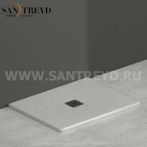 DT072GG Душевой поддон 90x72 керамический Globo