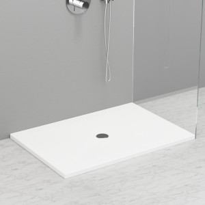 704905 Душевой поддон из акрила h3 с антислипом белый в комплекте с сифоном., цвет Белая глазурь Kerasan DOCCIA Италия