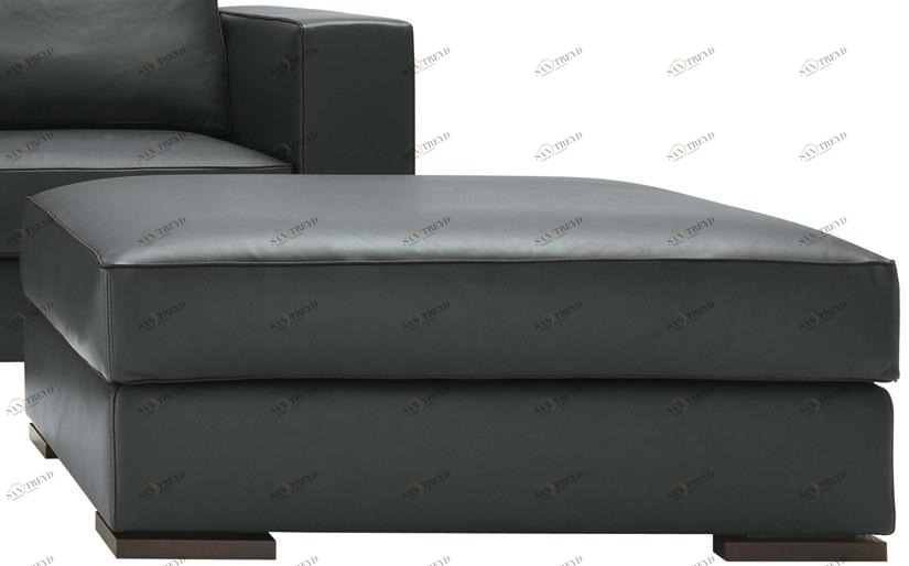 JESSE Квадратный кожаный пуф Arthur sun-id-1477848