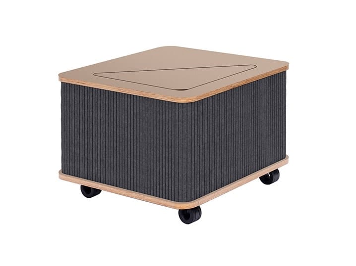 Низкий журнальный столик из войлока с колесами Askia THE CATCHER ARCH-00150503 - Вид №1