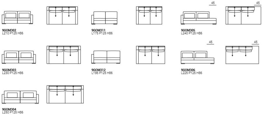 Marelli Модульный угловой диван sun-id-1357399 - Вид №10
