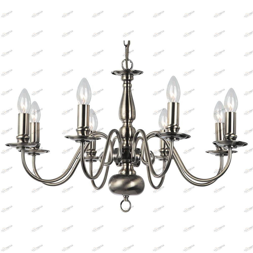 Люстра дизайнерская Folk бронза A1029LM-8AB ARTE LAMP ДИЗАЙНЕРСКИЕ, ANTWERPEN 056118 Бронза 
