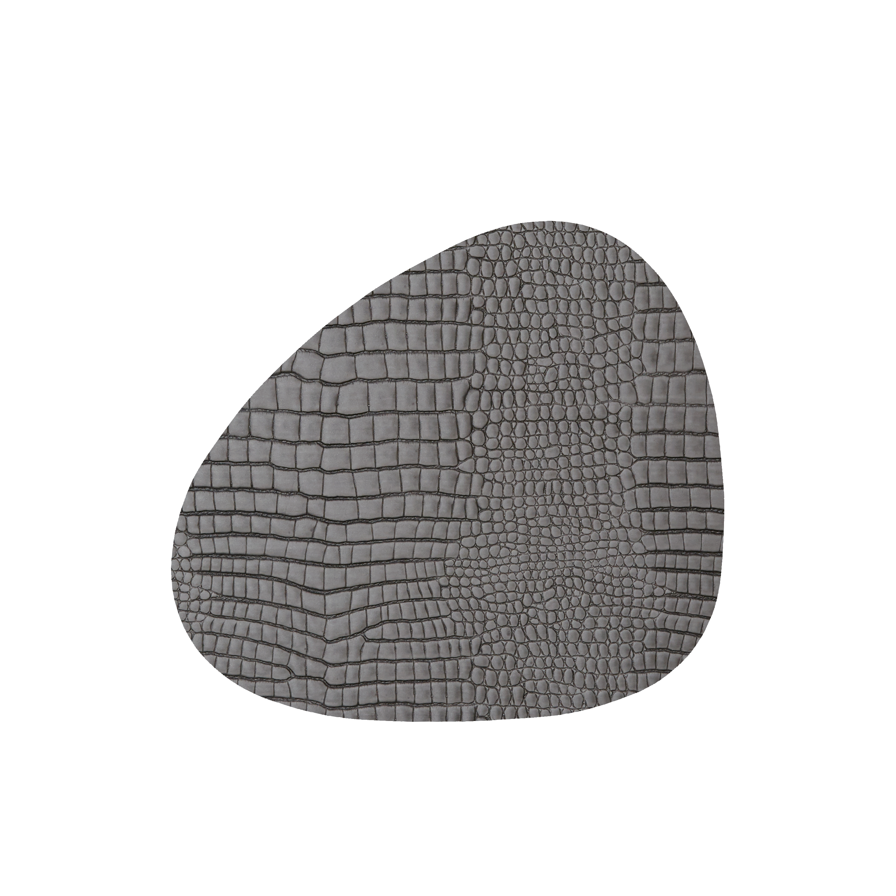 9885 CROCO silver-black подстаканник фигурный 11x13 см, толщина 2мм;LIND DNA - Вид №1