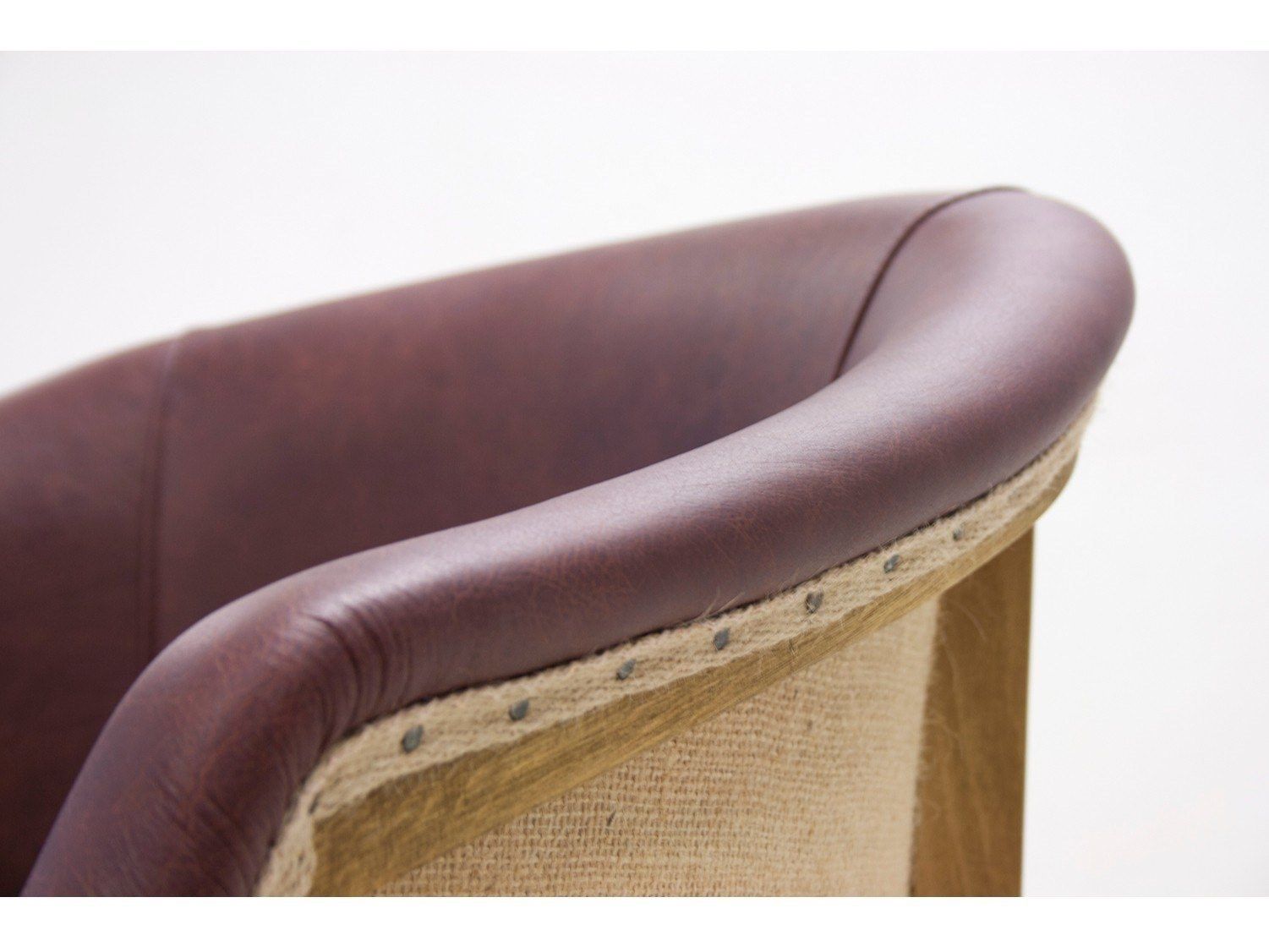 Мягкий стул из коровьей кожи с подлокотниками CREARTE COLLECTIONS Girona Essence ARCH-00064600 - Вид №8