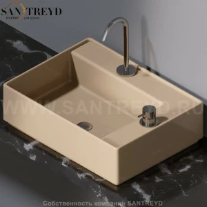 L640110 Накладная раковина на столешницу  прямоугольная A. e T. Italia Fly