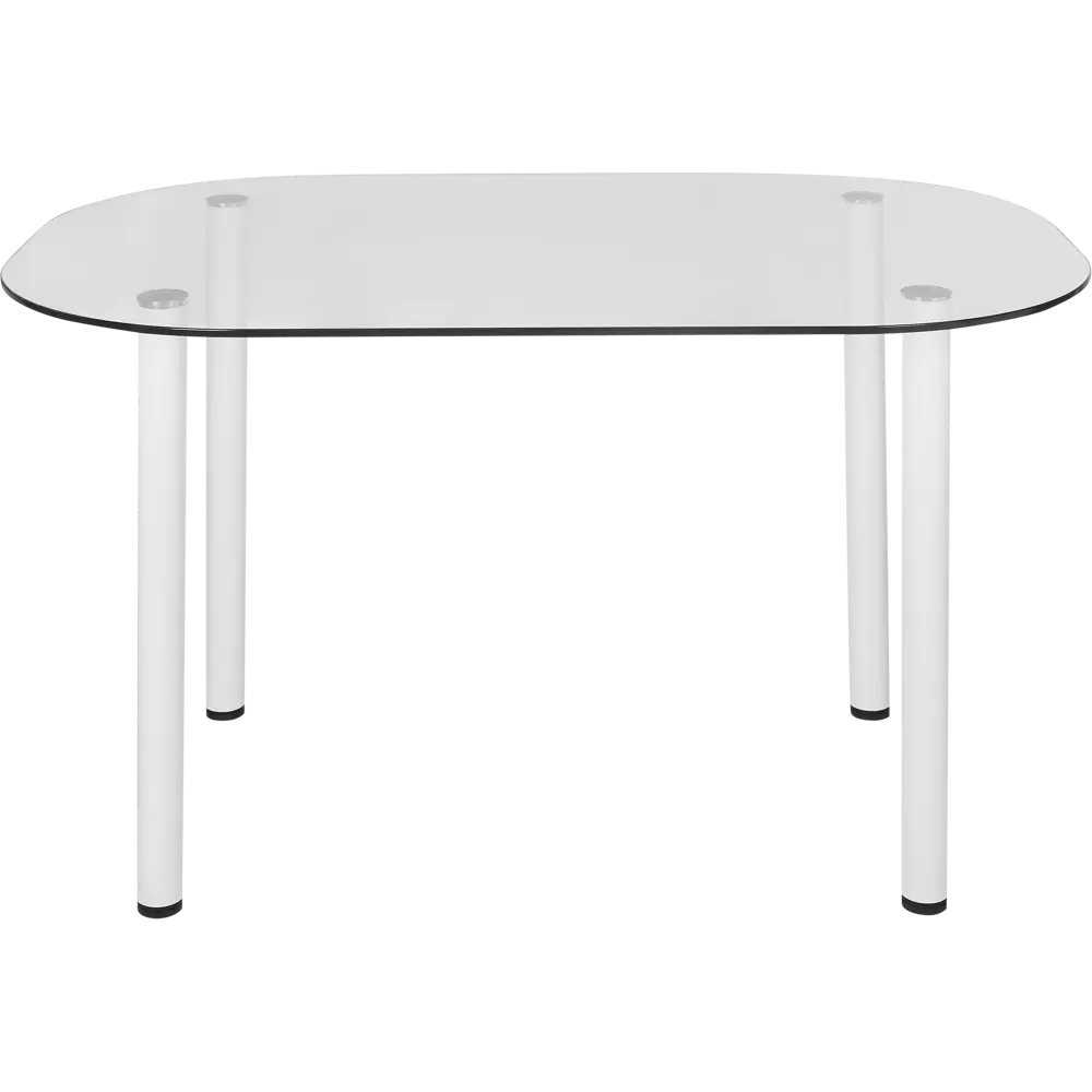 Стол кухонный Delinia Тулуза 119x75 см овал стекло цвет белый STLM-2189314 - Вид №1