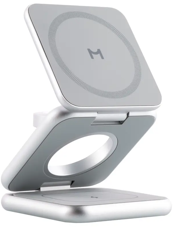 91704269 Зарядное устройство Magssory 3 в 1 беспроводное для iPhone AirPods и Apple Watch STLM-1114605