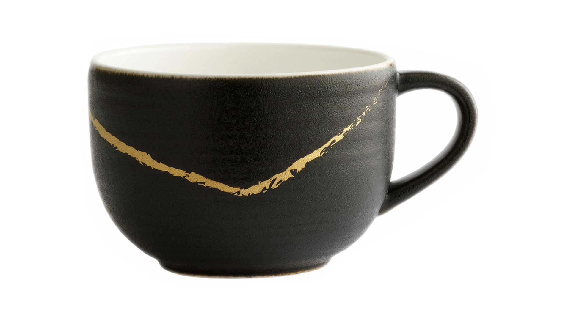 10672290 Royal Crown Derby Набор чашек чайных с блюдцем  Royal Crown Derby Эскиз. Черный 350мл, 6шт, фарфор Фарфор  - Вид №2