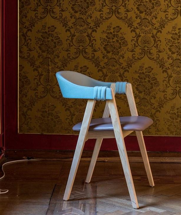 Moroso Штабелируемый деревянный стул с подлокотниками Mathilda sun-id-1407214 - Вид №17