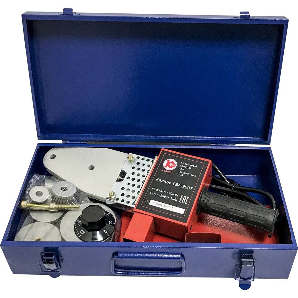 45816 Калибр Сварочный аппарат для пластиковых труб СВА-900Т  - Вид №1