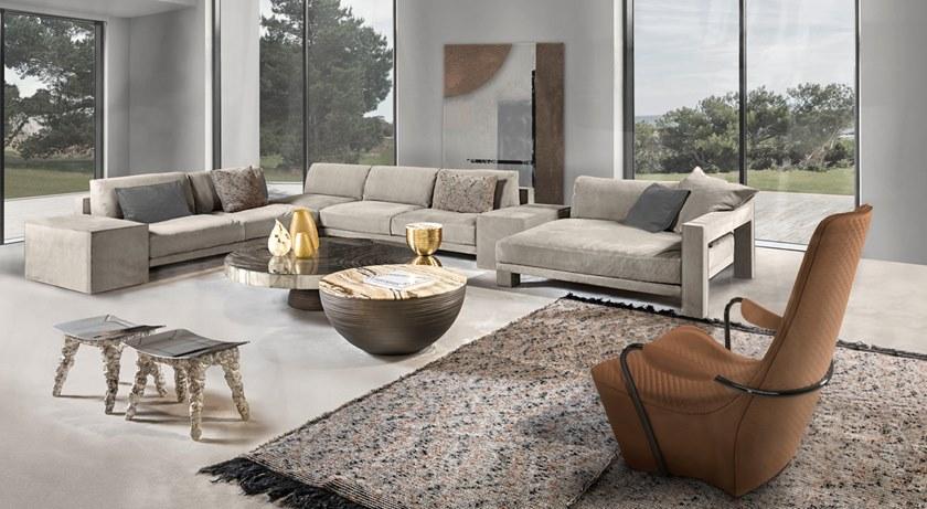 HESSENTIA | Cornelio Cappellini Низкий табурет из бетона и металла Blade Santreyd sun-id-1407376 - Вид №2