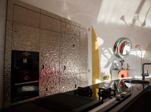 Декоративная стеклянная панель