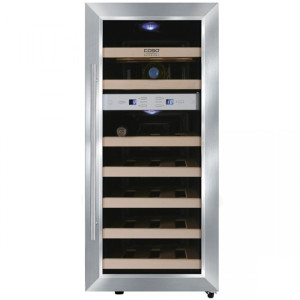 90816538 Винный шкаф WineDuett 34x80.50x51 см 21 бутылка цвет серебристый STLM-0395619 CASO