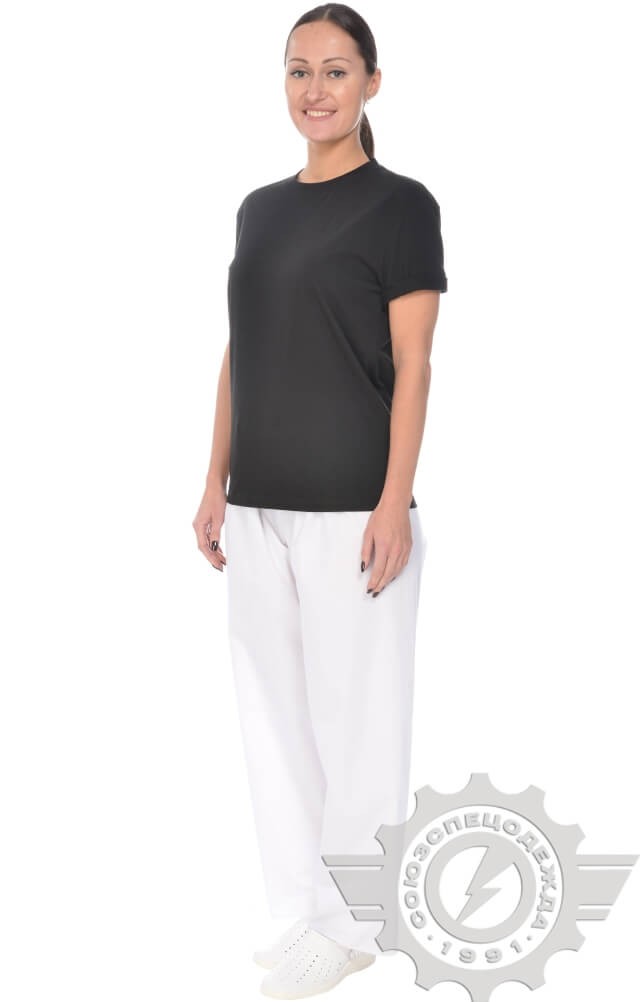 4958219 Футболка черная  Одежда для официантов  размер S (44-46) Спецодежда  - Вид №9