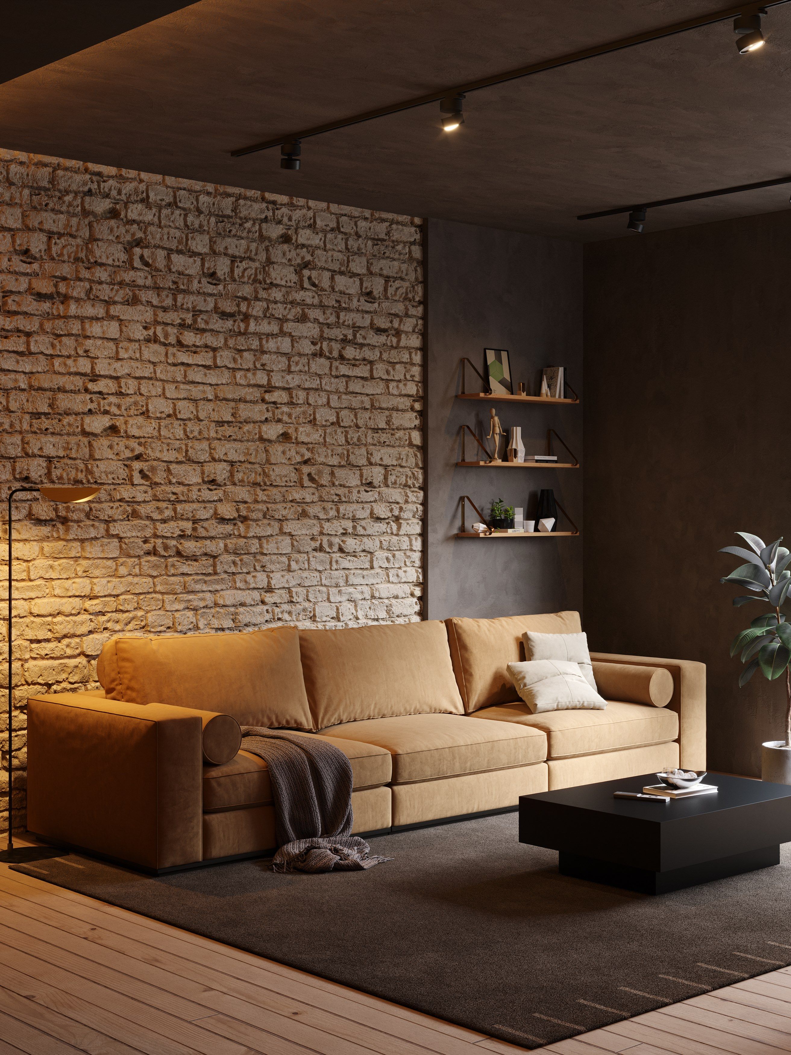 Деревянный прямоугольный низкий журнальный столик Stylish Club Porto ARCH-00103653 - Вид №3