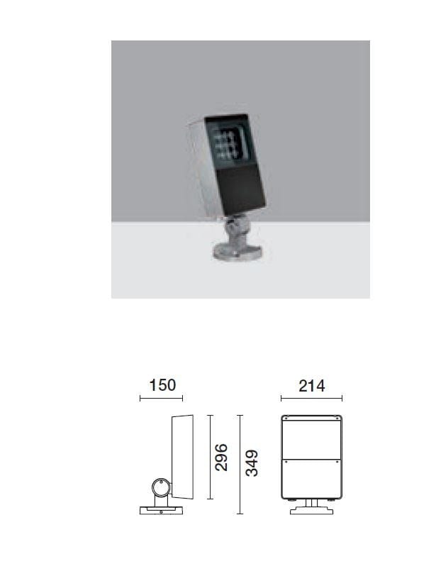 Настенный литой алюминиевый светодиодный уличный фонарь iGuzzini Platea Pro ARCH-00064787 - Вид №7