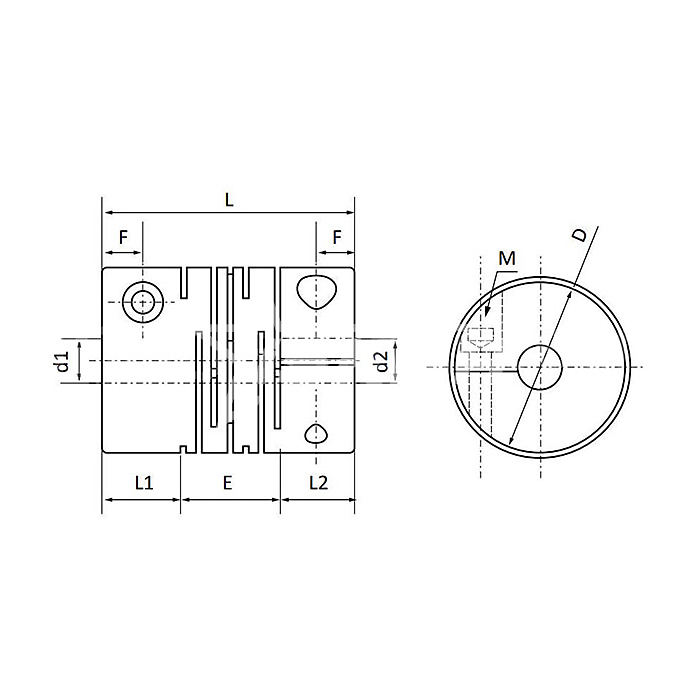 IS3618 Муфта соединительная FC16-P2 ISKRA  - Вид №2