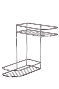93829723 Полка угловая 2-ярусная Comfort STLM-0581693 VANSTORE