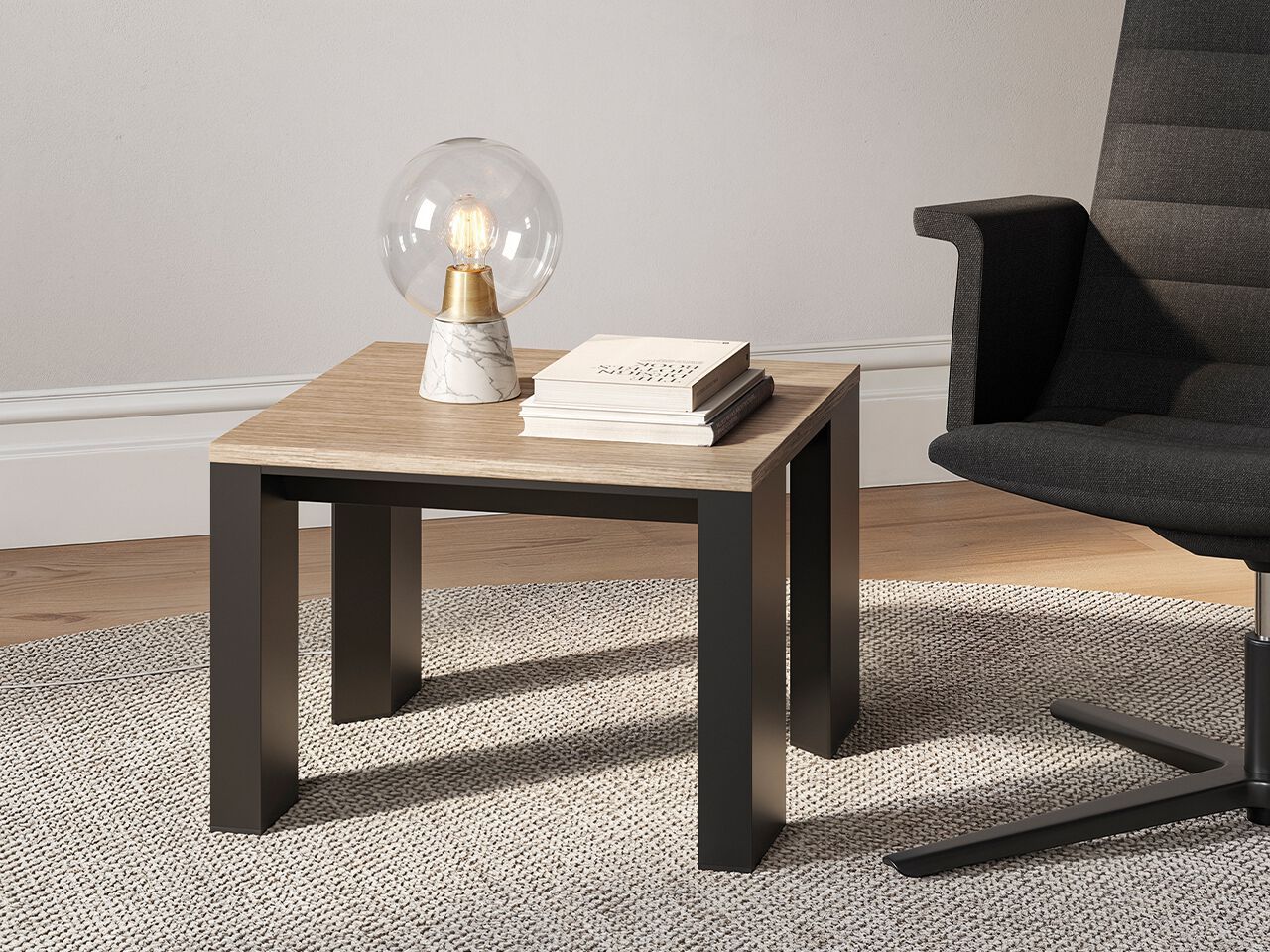 Квадратный стол из алюминия и дерева FREZZA Ono ARCH-00149737 - Вид №1