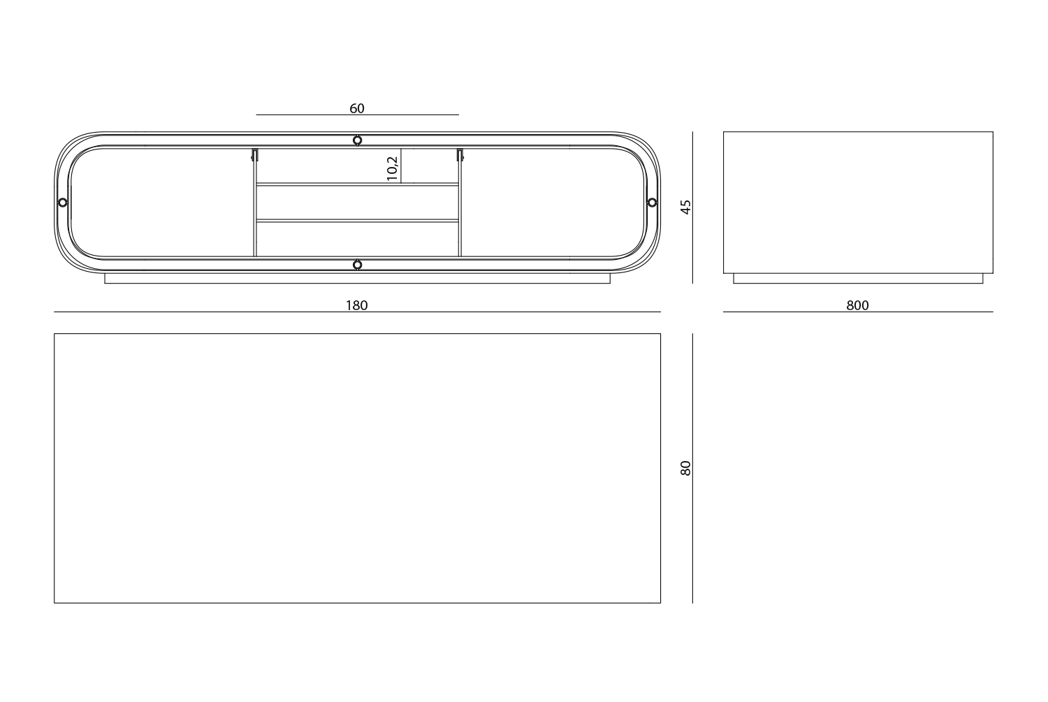 Rhonin Низкий стол Visionnaire  - Вид №4