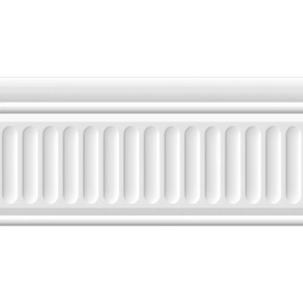 Бордюр KREAFORTA Руасси 9.9x20 см глянцевый цвет белый 89416468 STLM-2043471