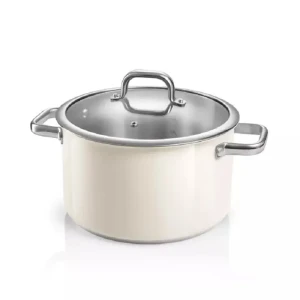 91857125 Кастрюля 6 л с крышкой Tescoma Delight нержавеющая сталь цвет бежевый STLM-1530237