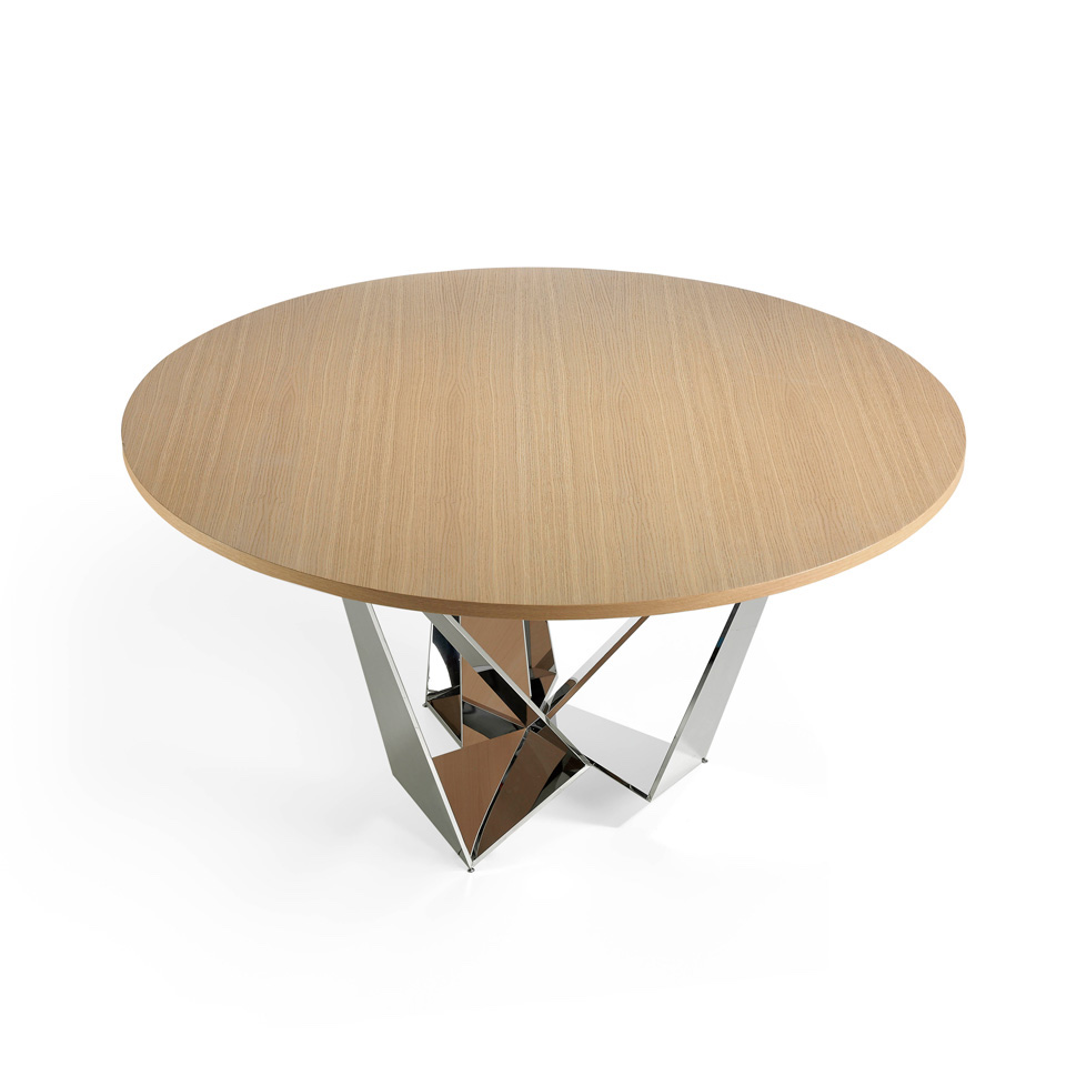 073319 Круглый обеденный стол из дуба -ROBLE Angel Cerda CT2061R  - Вид №1