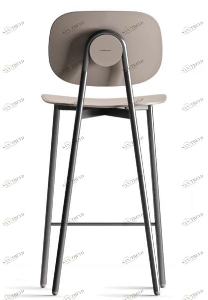 Febal Casa Табурет полипропиленовый со спинкой и подставкой для ног sun-id-1505958